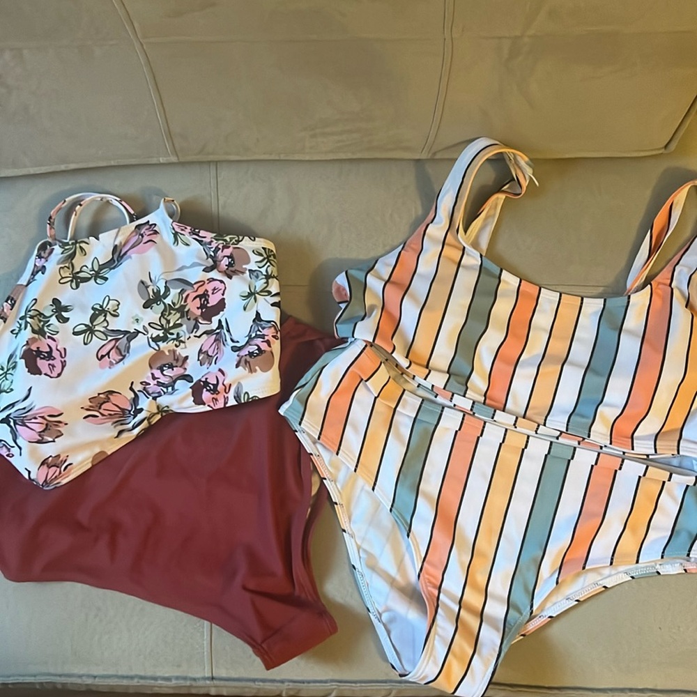 Pair of High Waisted Bathing Suits